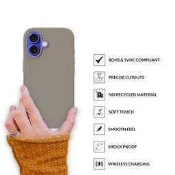 SPRIG Solid Printed iPhone 16 Plus Bumper Case Mobile Accessories image 3