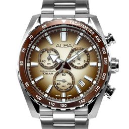 ALBA Signa Chronograph Brown Dial Watch AX7009X1-image-43