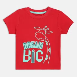 MINI KLUB Boys Typography Printed Applique T-shirt-image-50