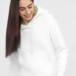 kintu parantu Women Solid Rapid-Dry Hooded Sweatshirt-picture-5