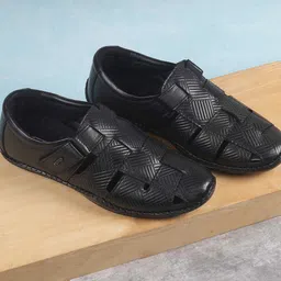 Metro Men Leather Comfort Sandals-image-97