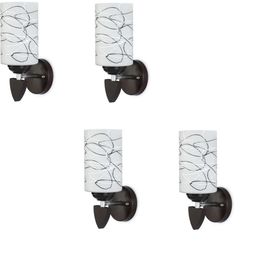 SOMIL Black Glass Cylinder Wall Lamps-image-58
