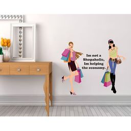 LANSTICK Purple & Black Girl Fashion Wallsticker-image-99