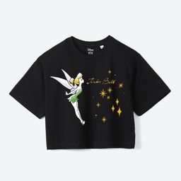 Wear Your Mind Girls Disney Princess Graphic Printed Round Neck Pure Cotton Boxy T-shirt-picture-6