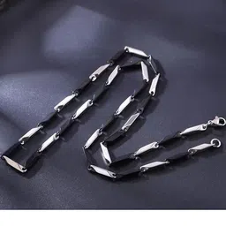 Roadster Silver-Plated Stainless Steel Minimal Necklace-image-61