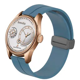 DOUBLERUN Unisex Round Dial & Straps Analogue Chronograph Watch H05N17018-8