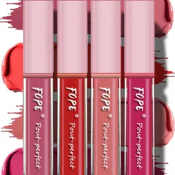 FOPE Set Of 4 Pout Perfect Long Lasting Liquid Lipstick - 4 ml Each-3