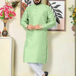 Archittam Men Green Kurta Sets-picture-38