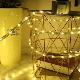 ENORMITY Yellow Rope LED String Lights image 4