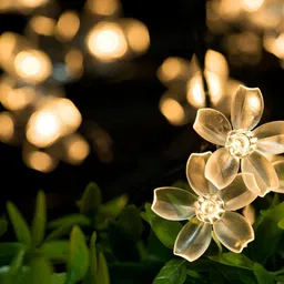 ENORMITY Yellow & White Flower Shape String Lights image 4