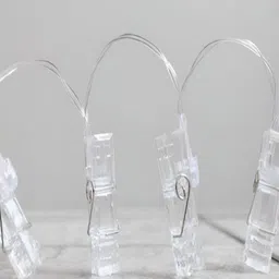 SPARK WORLD Yellow Photo Clip String Lights image 3