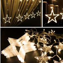 ENORMITY Yellow Star Shape String Lights image 4