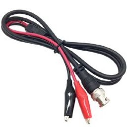 1.5M BNC Male to Dual Alligator Clip Oscilloscope Test Probe Lead Cable-22