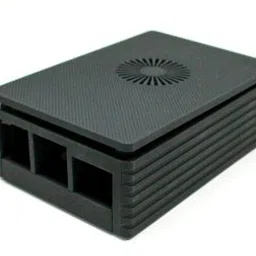 Raspberry 4B Black Injection Molding Premium Case Supporting 3007 Fans-39