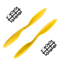 Pro-Range Propellers1045(10X4.5) ABS Yellow 1CW+1CCW-1pair-1