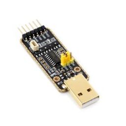 Waveshare USB To UART Debugger Module for Raspberry Pi 5, Type-A Port, Onboard UART Connector, High Baud Rate Transmission-48