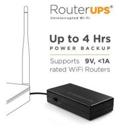 Resonate 9V1A Mini UPS (4000mAh) | Intelligent Charging | Up to 6 Hours Backup | Replaceable Batteries-51