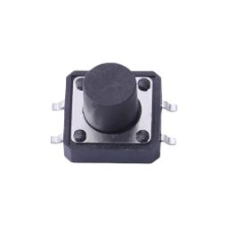 TS-KG1103S-BB90F-HANBO- 50mA 12mm 100MΩ 12V 250gf 12mm 9mm Round Button Standing paste SPST SMD Tactile Switches ROHS-image-6