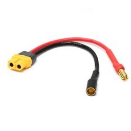 SafeConnect Polymax 5.5mm Bullet Connector (ESC Side) to XT-60 Female Connector Female Adapter Cable-39
