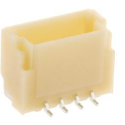 BM04B-SRSS-TB(LF)(SN)-JST-1x4P 4P SH Tin 4 -25℃~+85℃ 1A 1 1mm Copper alloy Standing paste SMD,P=1mm Wire To Board Connector ROHS-3