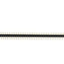 361030140SG111901-JILN-2.54X3.0Machined Pin Header/1X40P/180°/L=11.96// Upper Pinpoint0.60//Bottom Pinpoint0.50/Au1u”/PPS-image-57