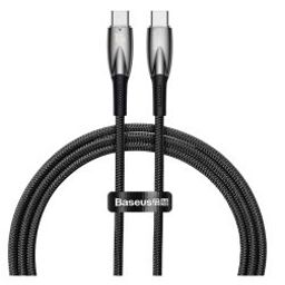 Baseus Glimmer Series Fast Charging Data Cable Type-C to Type-C 100W 1m Black-30
