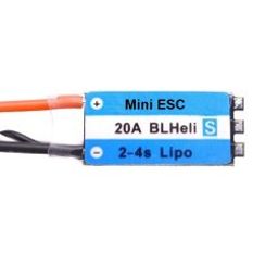 Drone 20A 2-4S Mini BLHeli-S OPTO ESC for FPV Race RC Helicopter-45