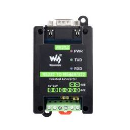 Waveshare RS232 To RS485/422 Active Digital isolated Converter, Onboard Original SP3232EEN and SP485EEN Chips, Options for RS232 DB9 Female port-16