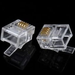 RJ9/RJ10/RJ22 Male Plug (4P-4C) Male Plug-12