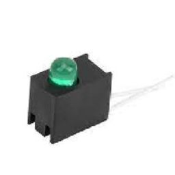Green 3MM Single Hole LED Light Holder with Light (Pack of 10)-8