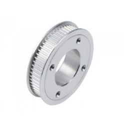Waveshare 2GT 60 Teeth Aluminum Timing Pulley, 19mm Center Bore Diameter, with 4 Flat Holes-22