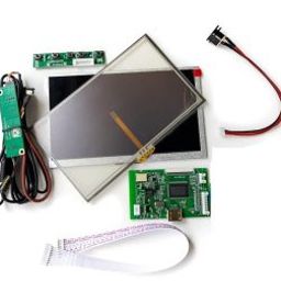 7 Inch LCD Touch Display With HDMI Driver Board Kit For Raspberry Pi-1
