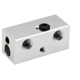 Double Heater Block 2 in 1 out Multi Color For Extrusion 3D Printers Parts Aluminum 1.75mm-3