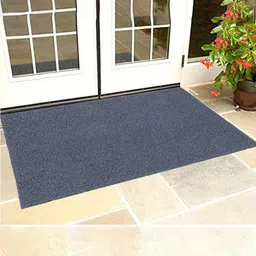 Kuber Industries Grey Rubber Large Size Doormat-3