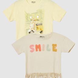 Fame Forever by Lifestyle Girls Pack of 2 Printed T-shirts-image-27
