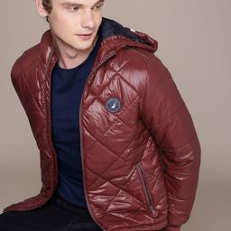 Nautica Hooded Quilted Jacket-image-14