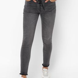 AMERICAN EAGLE OUTFITTERS Women Grey Regular Fit Mid-Rise Clean Look Stretchable Jeans-image-44