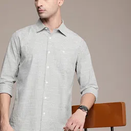 French Connection Men Premium Slim Fit Striped Casual Shirt-image-62