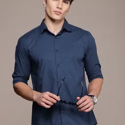 French Connection Men Smart Slim Fit Casual Shirt-image-69