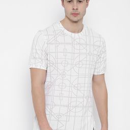 ADIDAS Men Off-White Printed Round Neck T-Shirt-image-36