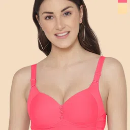Tweens Beige & Pink Bra Full Coverage Lightly Padded-picture-23
