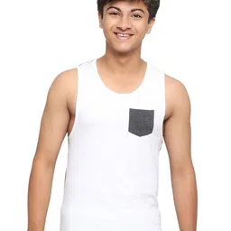 FRENCHIE Boys Two Colour Innerwear Vests-image-66