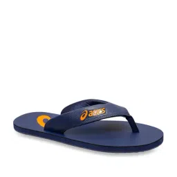 Asics Men's Zorian AS Navy Flip Flops-image-0