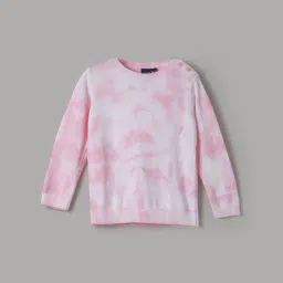 Fame Forever By Lifestyle Girls  Pink Cotton Overdyed Sweater-picture-13