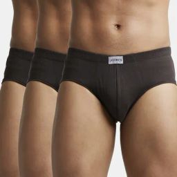 Jockey 8035 Men's Super Combed Cotton Solid Poco Brief (Pack of 3)-picture-13