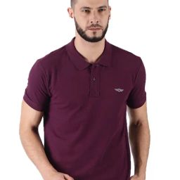 Force NXT Italian Plum Cotton Regular Fit Polo T-Shirt-59