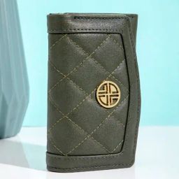 Carlton London Olive Quilted Tri-Fold Wallet for Women-picture-28