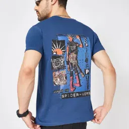 SF Jeans by Pantaloons Blue Quartz Cotton Slim fit T-Shirts-picture-35