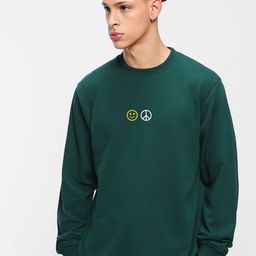 Bewakoof Men Round Neck Fleece Sweatshirt-image-33