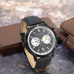 GIORDANO Men Leather Straps Analogue Watch GZ-50089-01-image-30